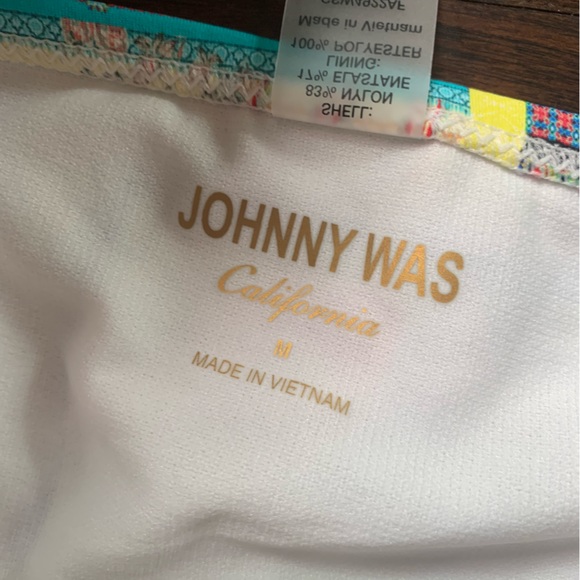 SOLD NWT Johnny Was Fae Bandeau Swim Top Large & Iva Hipster Bikini Bottoms M - Picture 10 of 13